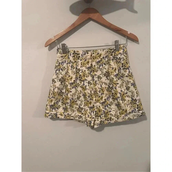 Revolve Lovers And Friends Warren Shorts in Yellow And Blue Sz S - Picture 2 of 5